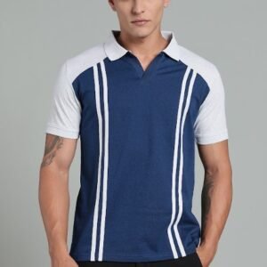 PR3 SS 004 || BLUE|| 100% Cotton Polo T-Shirt