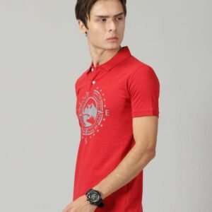 Red Adventure|| 100% Cotton Polo T-Shirt