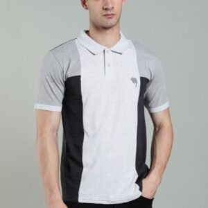 PR3 SS 007 ||Charcoal|| 100% Cotton Polo T-Shirt