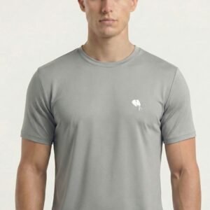 RHSO2A || LITE GREY|| Round Neck Half Sleeve