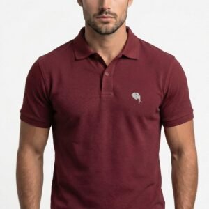 PR3 SS 007-A||MAROON|| 100% Cotton Polo T-Shirt