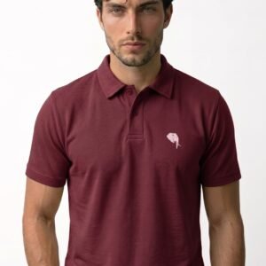 PR3 SS 008 C||MAROON|| 100% Cotton Polo T-Shirt