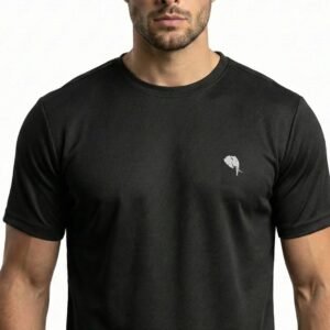 RHSO03 ||BLACK|| Round Neck Half Sleeve