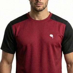 RHSO03 ||MAROON|| Round Neck Half Sleeve