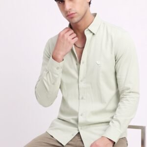 LS005||Solid Carmel|| Half Sleeve Shirts || 100% Cotton
