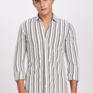 PR3-07||SILVER STRIPES|| Full Sleeve Shirt